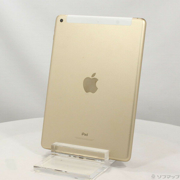 【中古】Apple(アップル) iPad 第5世代 32GB ゴールド MPG42J／A docomoロック解除SIMフリー 【371-ud】