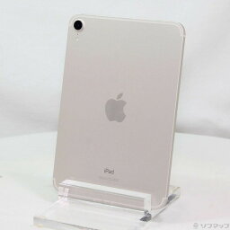 【中古】Apple(アップル) iPad mini 第6世代 256GB スターライト MK8H3J／A SIMフリー 【297-ud】