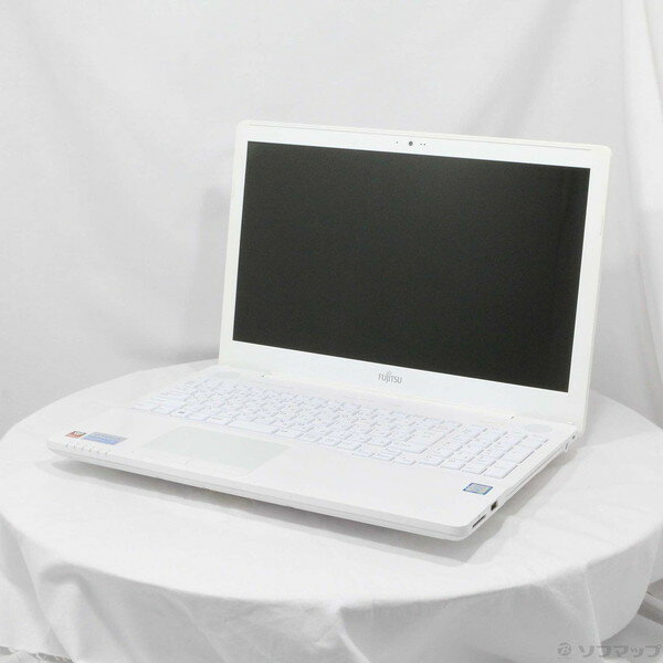 【中古】FUJITSU(富士通） LIFEBOOK AH50／B3 FMVA50B3W2 プレミアムホワイト 〔Windows 10〕 【344-ud】