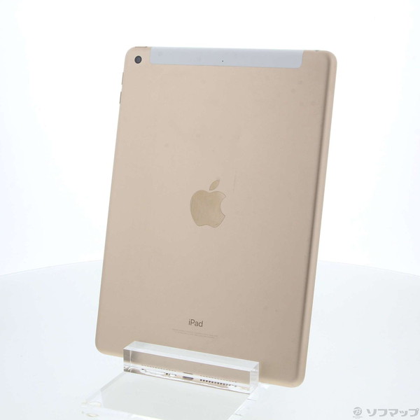 【中古】Apple(アップル) iPad 第5世代 32GB ゴールド MPG42J／A docomoロック解除SIMフリー 【269-ud】