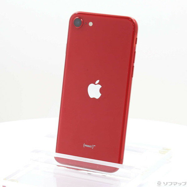【中古】Apple(アップル) iPhone SE 第2世代 64GB プロダクトレッド MX9U2J／A SIMフリー 【258-ud】