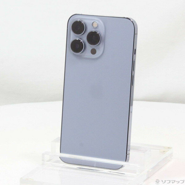 【中古】Apple(アップル) iPhone13 Pro 128GB シエラブルー MLUK3J／A SIMフリー 【377-ud】