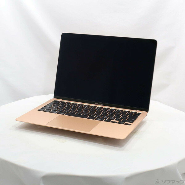 【中古】Apple(アップル) MacBook Air 13.3-inch Late 2020 MGND3J／A Apple M1 8コアCPU_7コアGPU 8GB SSD256GB ゴールド 〔12.6 Monterey〕 【276-ud】
