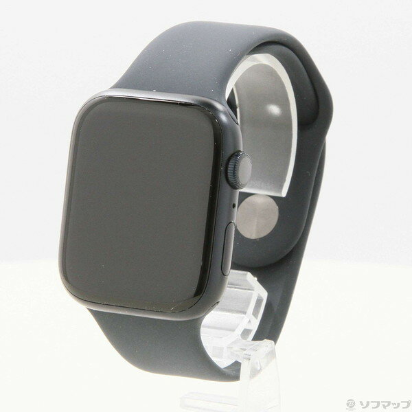 【中古】Apple(アップル) Apple Watch Series 8 GPS 45mm ミッドナイトアルミニウムケース ミッドナイトスポーツバンド 【297-ud】