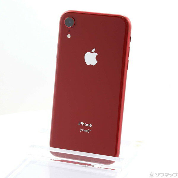 【中古】Apple(アップル) iPhoneXR 64GB プロダクトレッド MT062J／A SIMフリー 【252-ud】