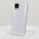 【中古】SHARP(シャープ) AQUOS zero6 128GB ホワイト A102SH SoftBank 〔ネットワーク利用制限▲〕 【381-ud】