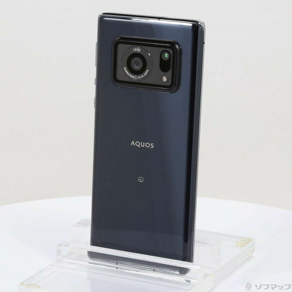 【中古】SHARP(シャープ) AQUOS R6 128GB ブラック A101SH SoftBank 〔ネットワーク利用制限▲〕 【262-ud】