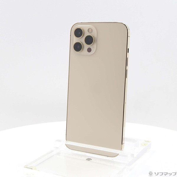 【中古】Apple(アップル) iPhone12 Pro Max 512GB ゴールド MGD53J／A SIMフリー 【297-ud】