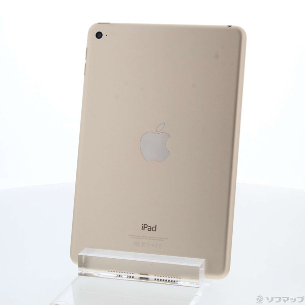 【中古】Apple(アップル) iPad mini 4 128GB ゴールド FK9Q2J／A Wi-Fi 【297-ud】