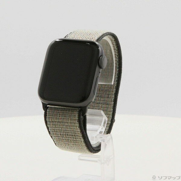 【中古】Apple(アップル) Apple Watch Series 5 Nike GPS 40mm スペースグレイアルミニウムケース ロイヤルパルス／ラバグローNikeスポ..