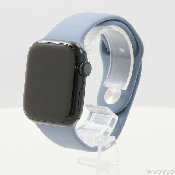 【中古】Apple(アップル) Apple Watch Series 8 GPS 41mm ミッドナイトアルミニウムケース スレートブルースポーツバンド 【269-ud】