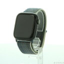 【中古】Apple(アップル) Apple Watch Series 8 GPS 41mm ミッドナイトアルミニウムケース ストームブルースポーツループ 【305-ud】