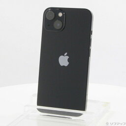 【中古】Apple(アップル) iPhone13 256GB ミッドナイト MLNH3J／A SIMフリー 【368-ud】