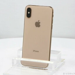 【中古】Apple(アップル) iPhoneXS 256GB ゴールド MTE22J／A SoftBank 【276-ud】