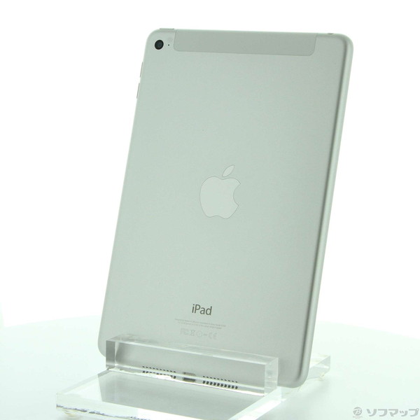 【中古】Apple(アップル) iPad mini 4 16GB シルバー MK702J／A docomoロック解除SIMフリー 【269-ud】