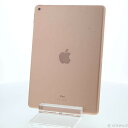 【中古】Apple(アップル) iPad 第7世代 32GB ゴールド MW762J／A Wi-Fi 【344-ud】