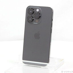 【中古】Apple(アップル) iPhone14 Pro 256GB スペースブラック MQ0Q3J／A SIMフリー 【305-ud】