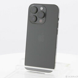 【中古】Apple(アップル) iPhone14 Pro 256GB スペースブラック MQ0Q3J／A SIMフリー 【348-ud】