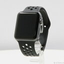 yÁzApple(Abv) Apple Watch Series 3 Nike+ GPS 42mm Xy[XOCA~jEP[X AXTCg^ubNNikeX|[coh y262-udz