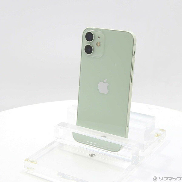 【中古】Apple(アップル) iPhone12 mini 64GB グリーン MGAV3J／A SIMフリー 【269-ud】