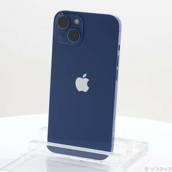 【中古】Apple(アップル) iPhone13 128GB ブルー MLNG3J／A SIMフリー 【252-ud】