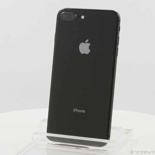 【中古】Apple(アップル) iPhone8 Plus 256GB スペースグレイ MQ9N2J／A SIMフリー 【344-ud】
