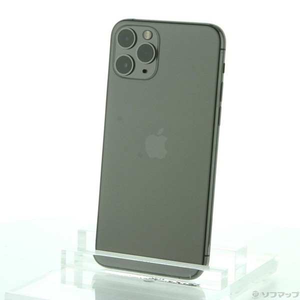 【中古】Apple(アップル) iPhone11 Pro 256GB スペースグレイ MWC72J／A SIMフリー 【258-ud】