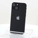 【中古】Apple(アップル) iPhone13 mini 256GB ミッドナイト MLJJ3J／A SIMフリー 【258-ud】