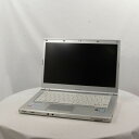 【中古】Panasonic(パナソニック) 格安安心パソコン Lets note LX6 CF-LX6ED9QR シルバー 〔Windows 10〕 【377-ud】