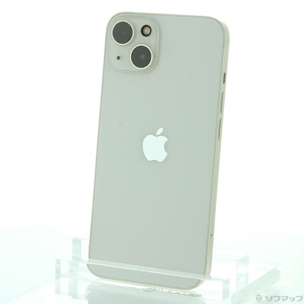 【中古】Apple(アップル) iPhone13 256GB スターライト MLNJ3J／A SIMフリー 【348-ud】