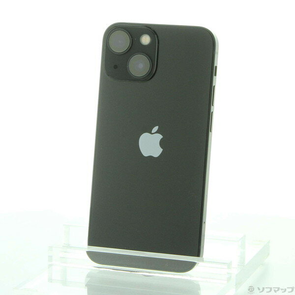 【中古】Apple(アップル) iPhone13 mini 128GB ミッドナイト MLJC3J／A SIMフリー 【344-ud】