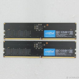 【中古】Crucial CT2K16G48C40U5 32GB 16GB×2枚組 【262-ud】