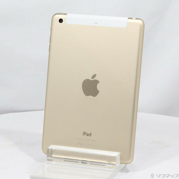 【中古】Apple(アップル) iPad mini 3 16GB ゴールド MGYR2J／A SoftBank 【371-ud】