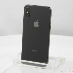 【中古】Apple(アップル) iPhoneXS 64GB スペースグレイ MTAW2J／A SIMフリー 【384-ud】