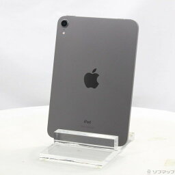 【中古】Apple(アップル) iPad mini 第6世代 64GB スペースグレイ MK7M3J／A Wi-Fi 【377-ud】