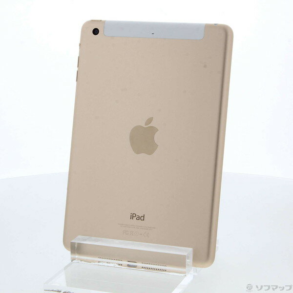 【中古】Apple(アップル) iPad mini 3 16GB ゴールド MGYR2J／A au 【349-ud】