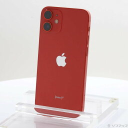 【中古】Apple(アップル) iPhone12 mini 256GB プロダクトレッド MGDU3J／A SIMフリー 【349-ud】