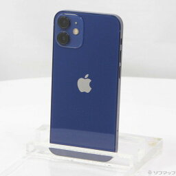 【中古】Apple(アップル) iPhone12 mini 128GB ブルー MGDP3J／A SIMフリー 【349-ud】