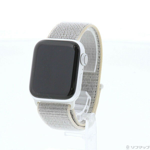 【中古】Apple(アップル) Apple Watch Series 4 GPS 40mm シルバーアルミニウムケース シーシェルスポーツループ 【258-ud】