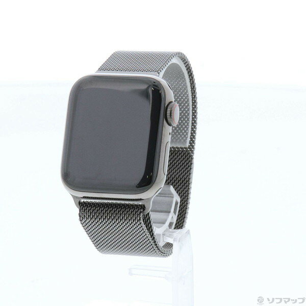 【中古】Apple(アップル) Apple Watch Series 6 GPS + Cellular 40mm グラファイトステンレススチールケース グラファイトミラネーゼル..