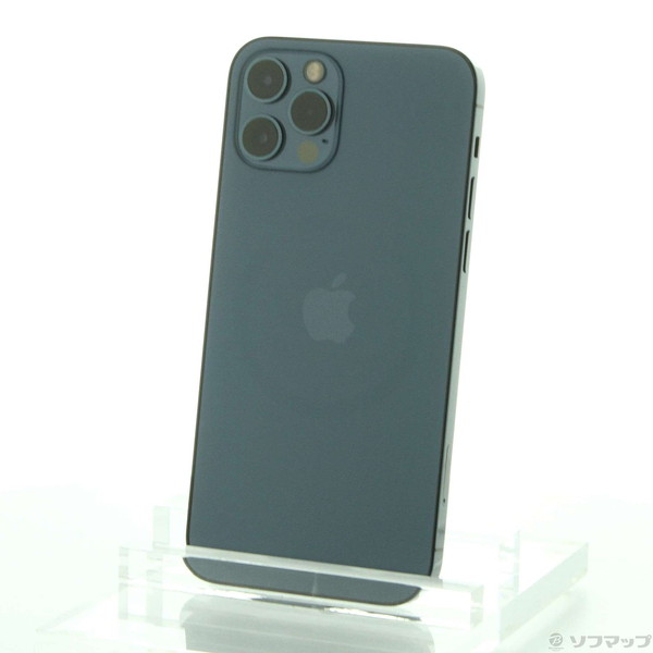 【中古】Apple(アップル) iPhone12 Pro 256GB パシフィックブルー MGMD3J／A SIMフリー 【377-ud】