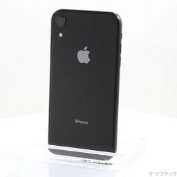 【中古】Apple(アップル) iPhoneXR 64GB ブラック MT002J／A SIMフリー 【352-ud】