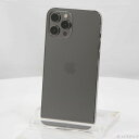 【中古】Apple(アップル) iPhone12 Pro Max 128GB グラファイト MGCU3J／A SIMフリー 【251-ud】