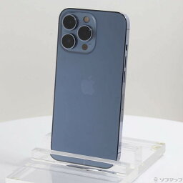 【中古】Apple(アップル) iPhone13 Pro 256GB シエラブルー MLUU3J／A SIMフリー 【305-ud】