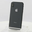 【中古】Apple(アップル) iPhoneXS 64GB スペースグレイ MTAW2J／A SIMフリー 【258-ud】