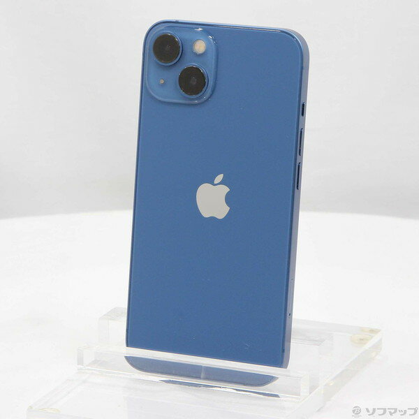 【中古】Apple(アップル) iPhone13 128GB ブルー MLNG3J／A SIMフリー 【344-ud】