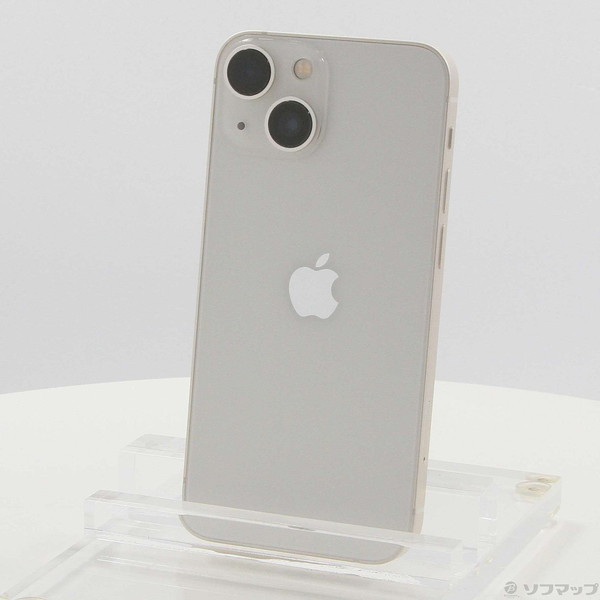 【中古】Apple(アップル) iPhone13 mini 256GB スターライト MLJK3J／A SIMフリー 【220-ud】
