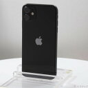 【中古】Apple(アップル) iPhone11 128GB ブラック MWM02J／A SIMフリー 【295-ud】