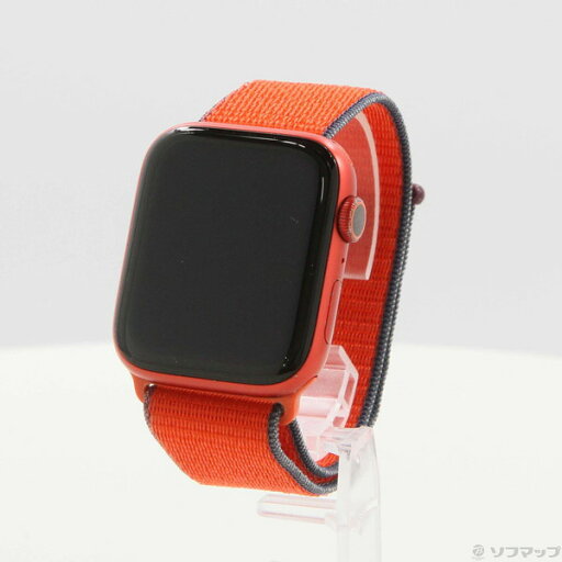 【中古】Apple(アップル) Apple Watch Series 6 GPS 44mm (PRODUCT)REDアルミニウムケース レッドスポーツループ 【258-ud】 【中古】Apple(アップル) Apple Watch Series 6 GPS 44mm (PRODUCT)REDアルミニウムケース レッドスポーツループ 【258-ud】