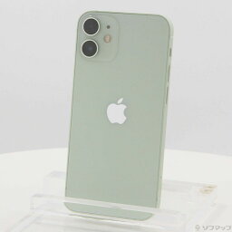 【中古】Apple(アップル) iPhone12 mini 64GB グリーン MGAV3J／A SIMフリー 【269-ud】